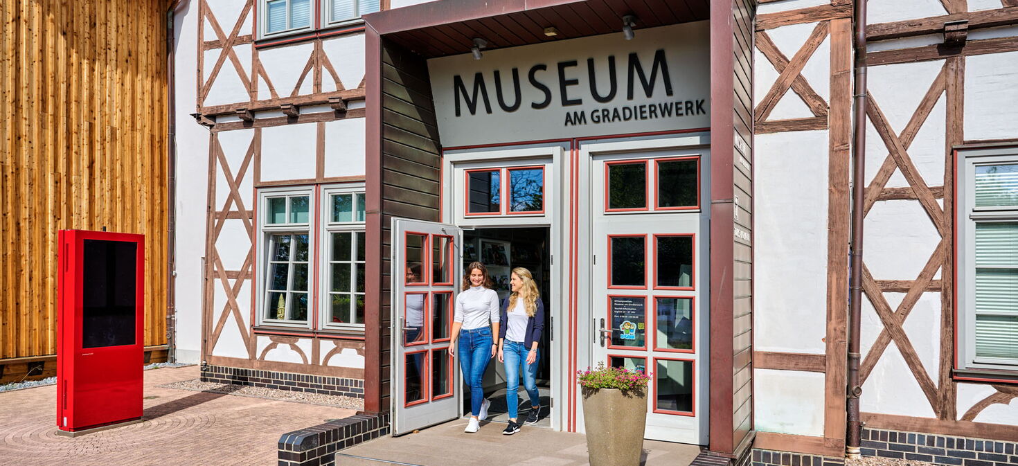 Eingang zum Museum am Gradierwerk in Bad Salzungen